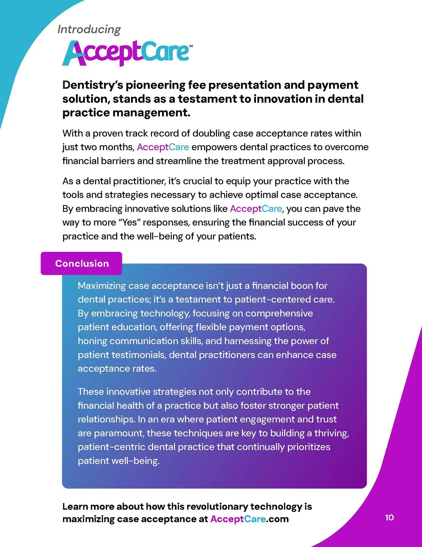 AcceptCare Case Study Brochure, image 12