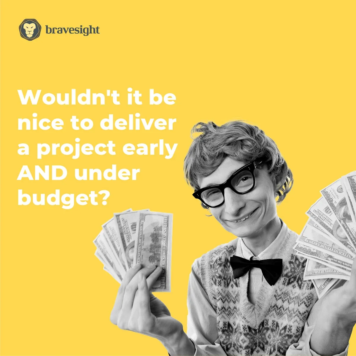 Bravesight LinkedIn Carousels · Proper project delivery on a tight budget, image 5