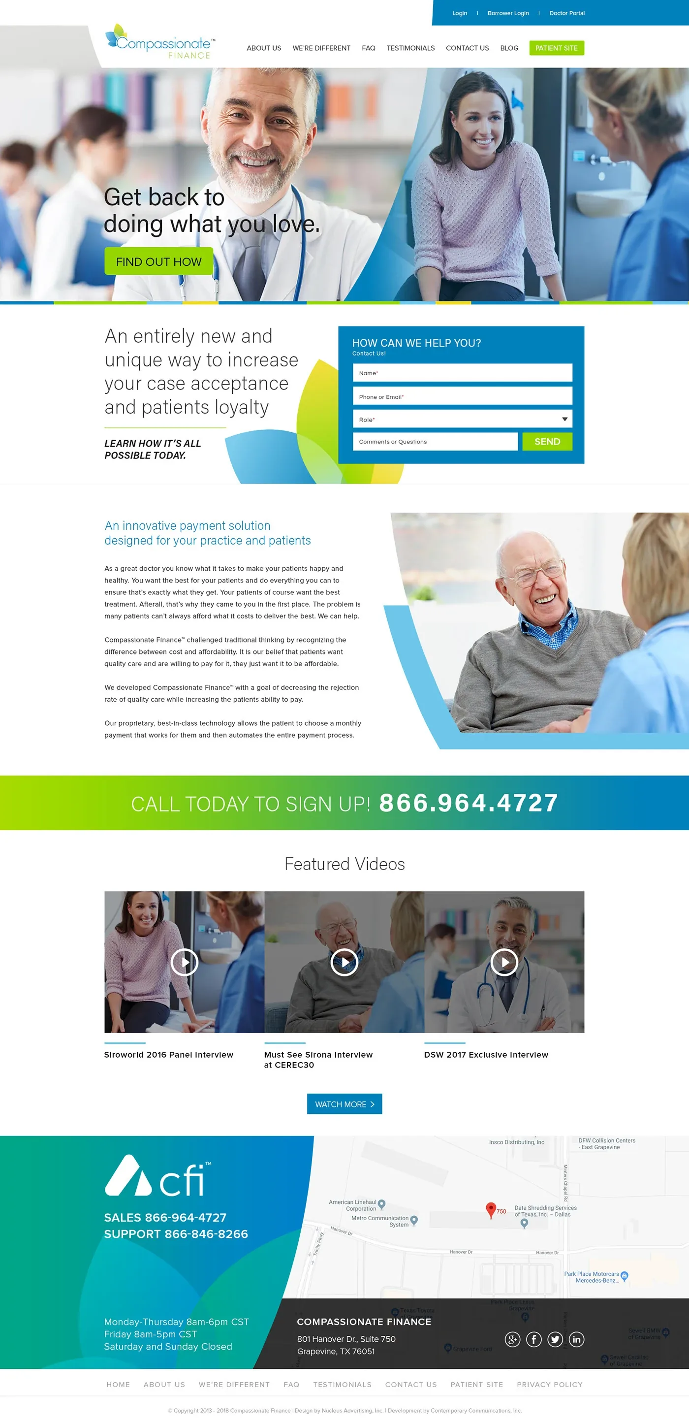 Compassionate Finance · Homepage design studies, image 6
