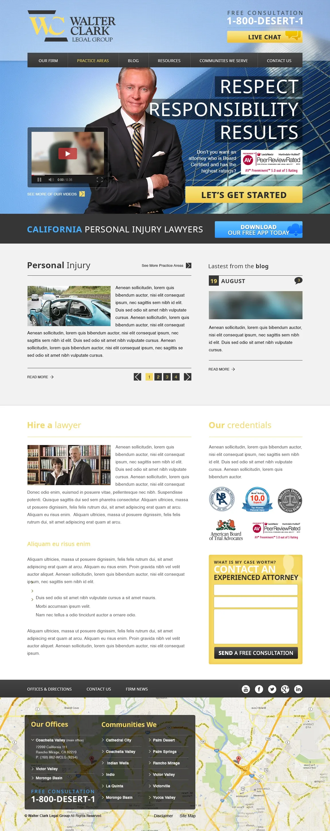 Law Firm Website Collection · Walter Clark Legal Group, image 2