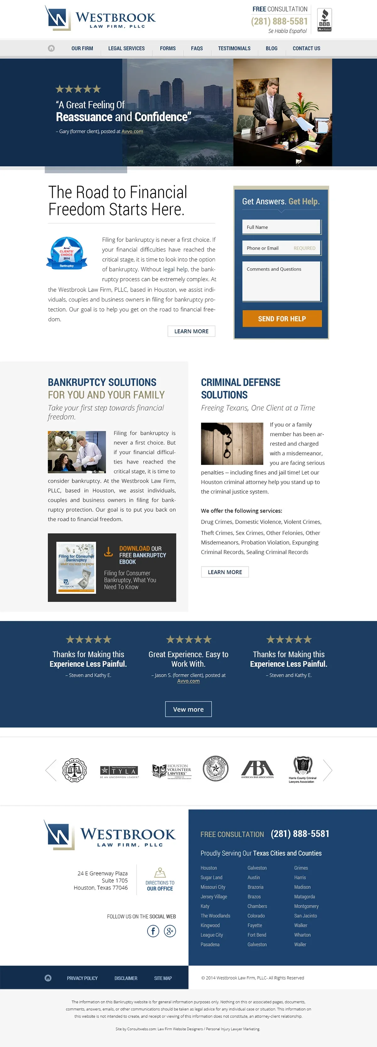 Law Firm Website Collection · Westbrook Law Firm, image 2
