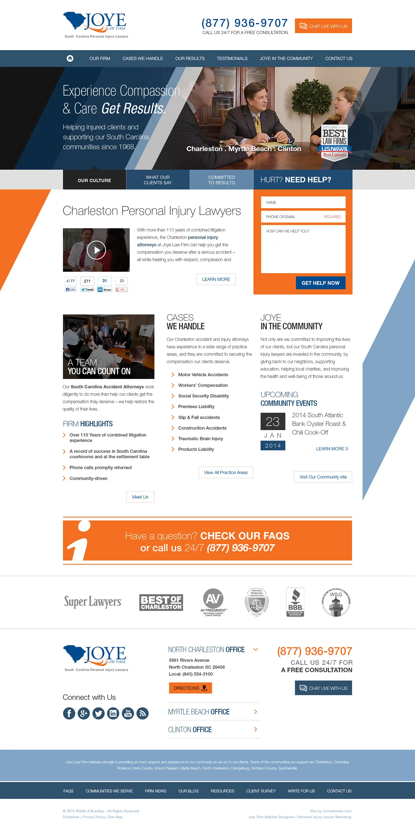 Law Firm Website Collection · Joye Law Firm, image 1