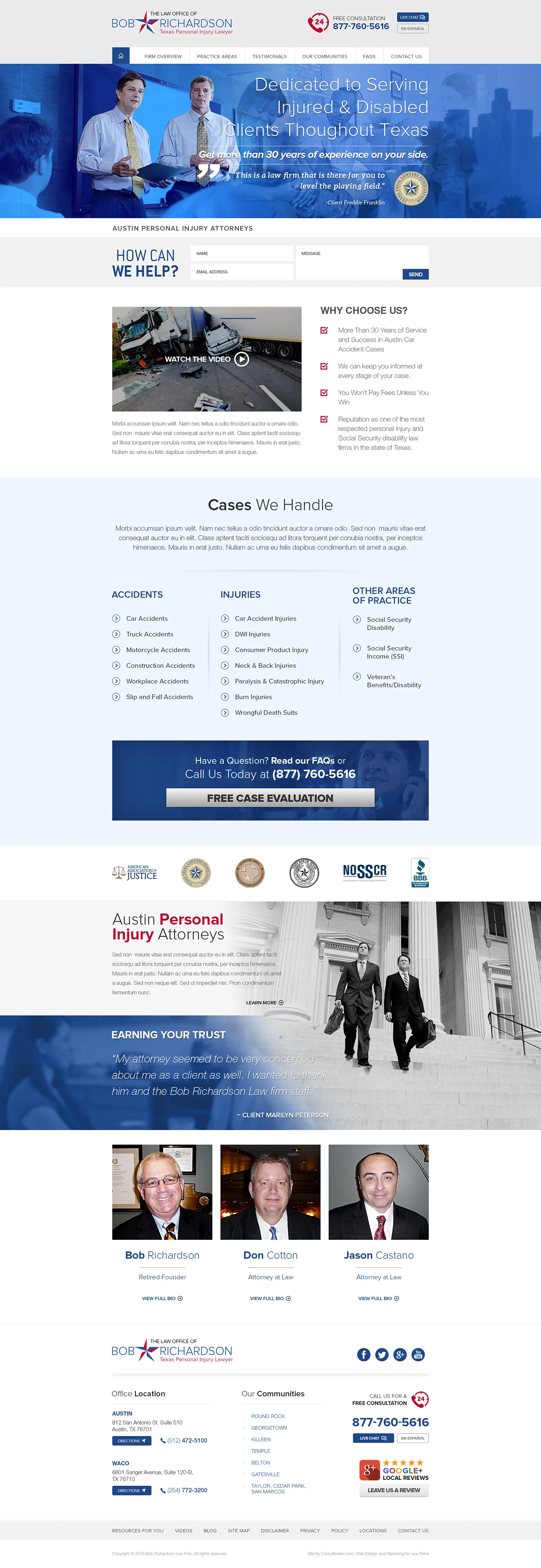 Law Firm Website Collection · Bob Richardson Law Office, image 3