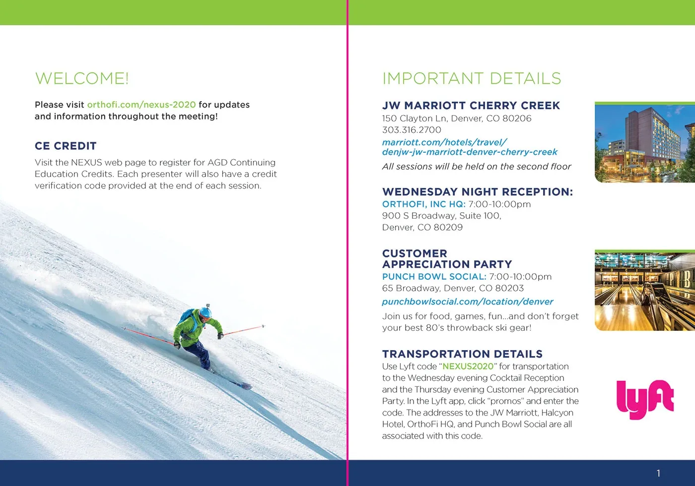 OrthoFi NEXUS Meeting Booklet, image 2