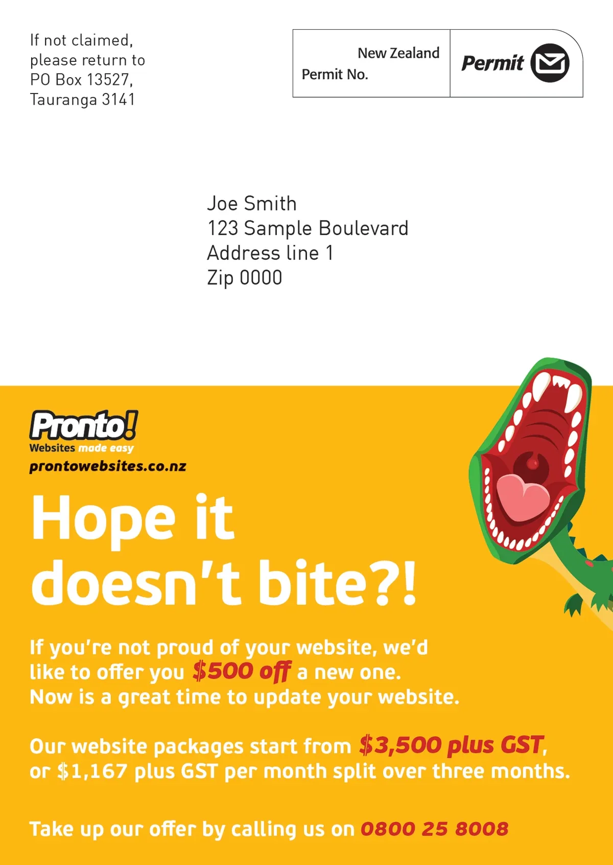 Pronto Websites Postcards, image 2